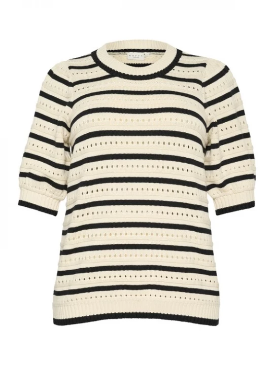 Foto van product KAFFE CURVE Trui 'Evalyn' beige / navy