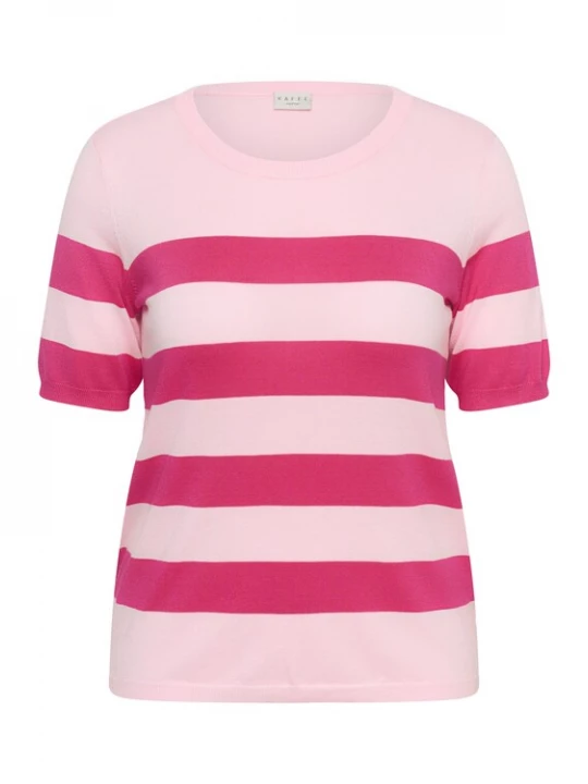 Foto van product KAFFE CURVE Trui 'KCLizzy' rosa / donkerroze