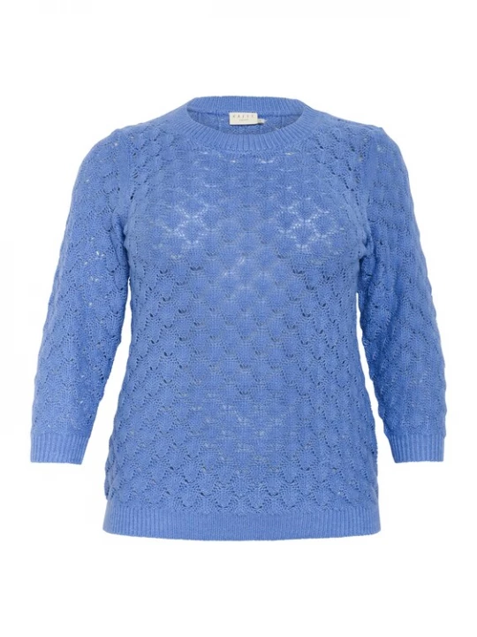 Foto van product KAFFE CURVE Trui 'KCMani' blauw