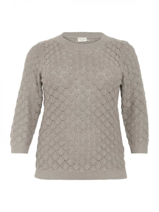 Foto van product KAFFE CURVE Trui 'KCMani' donkerbeige