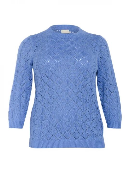Foto van product KAFFE CURVE Trui 'KCMika' blauw
