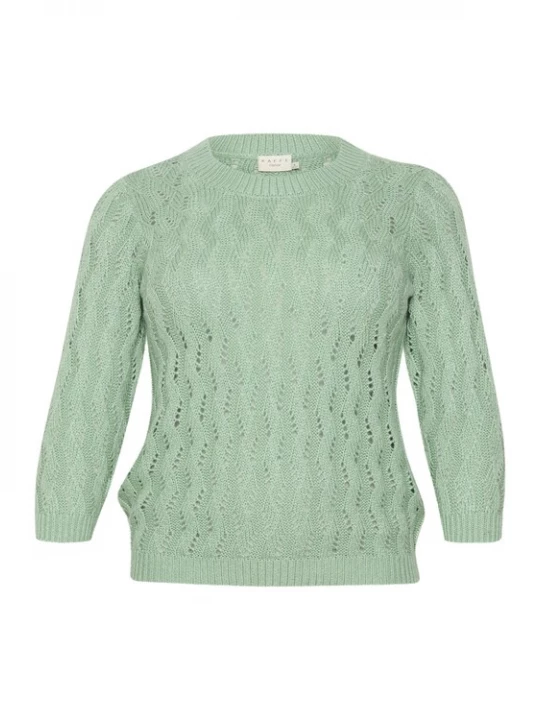 Foto van product KAFFE CURVE Trui 'lana' pastelgroen