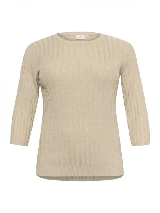 Foto van product KAFFE CURVE Trui 'Lizzy' beige