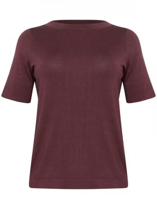Foto van product KAFFE CURVE Trui 'Lizzy' bordeaux