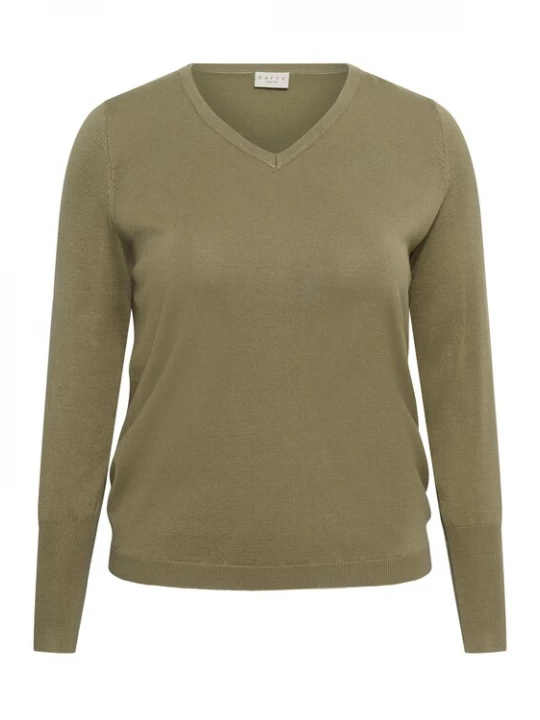 Foto van product KAFFE CURVE Trui 'Lizzy' groen