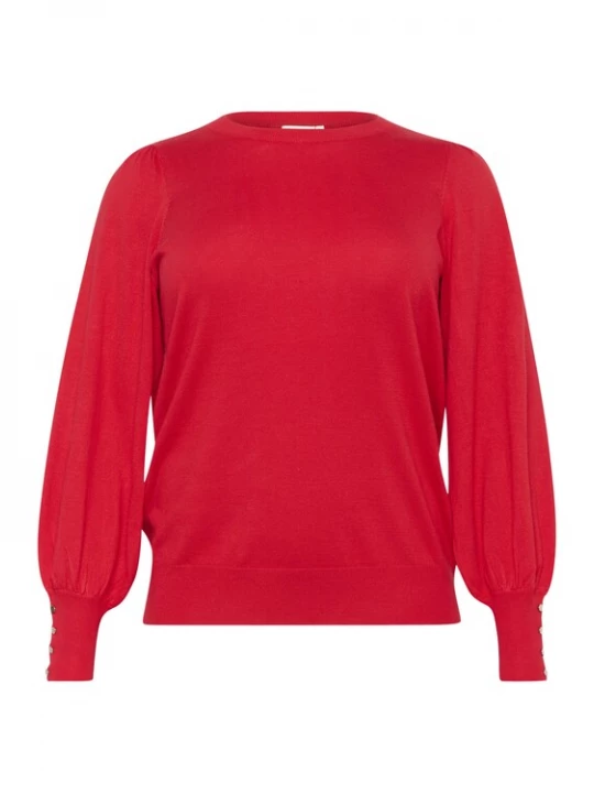 Foto van product KAFFE CURVE Trui 'Lizzy' rood