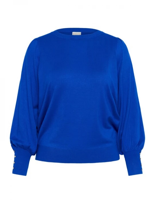 Foto van product KAFFE CURVE Trui 'Lizzy' royal blue / koningsblauw