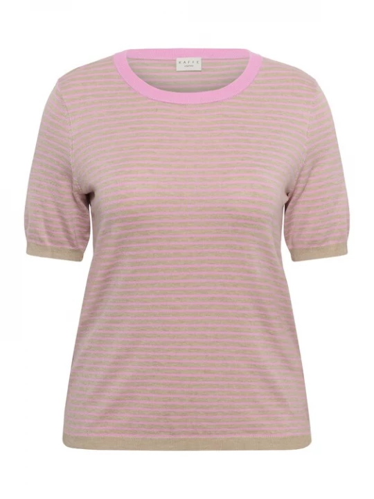 Foto van product KAFFE CURVE Trui 'Lizzy' sand / pink