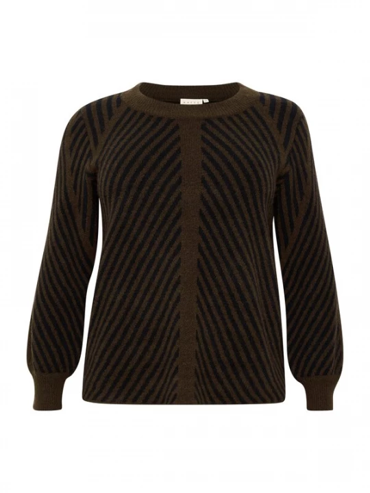 Foto van product KAFFE CURVE Trui 'Very' mokka