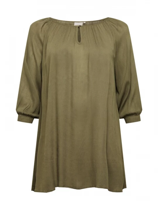 Foto van product KAFFE CURVE Tuniek 'KCami' olijfgroen