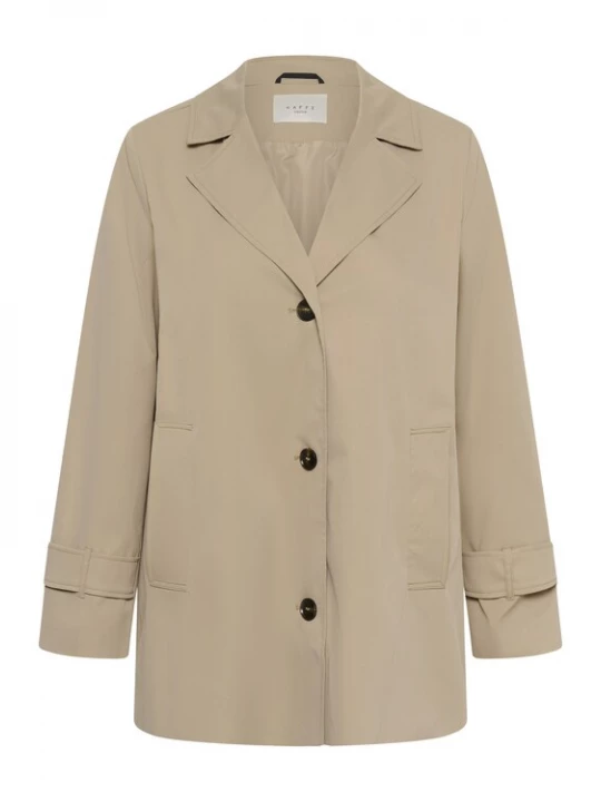 Foto van product KAFFE CURVE Tussenmantel 'KCJacky' taupe