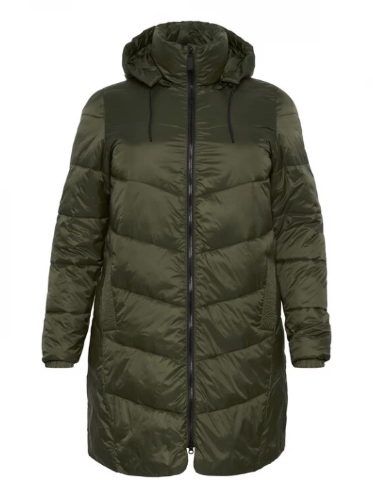 Foto van product KAFFE CURVE Winterjas 'Susanna' kaki