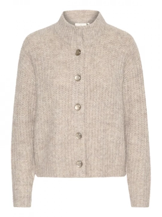 Foto van product Kaffe Gebreid vest 'Ane' beige