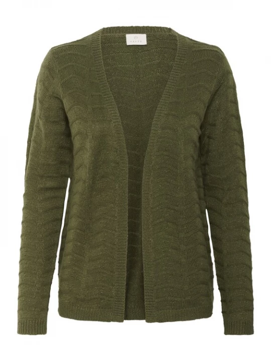 Foto van product Kaffe Gebreid vest 'Emria' jade groen