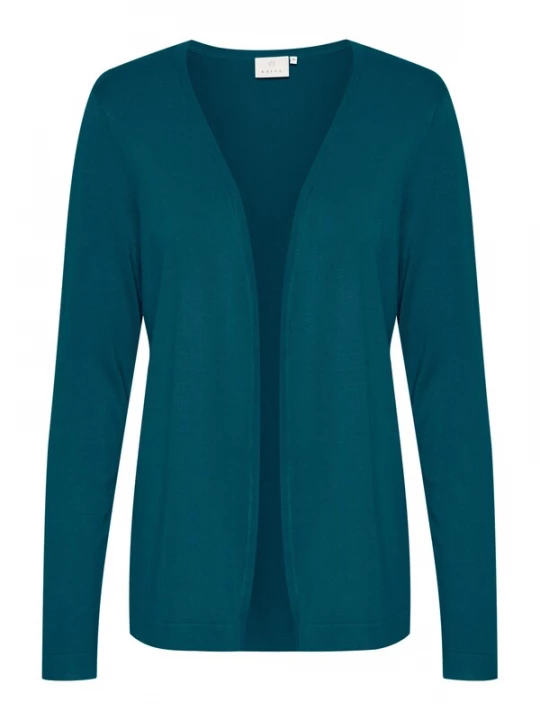 Foto van product Kaffe Gebreid vest 'Fenia Astrid' petrol