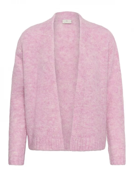 Foto van product Kaffe Gebreid vest 'Hally' roze gemêleerd