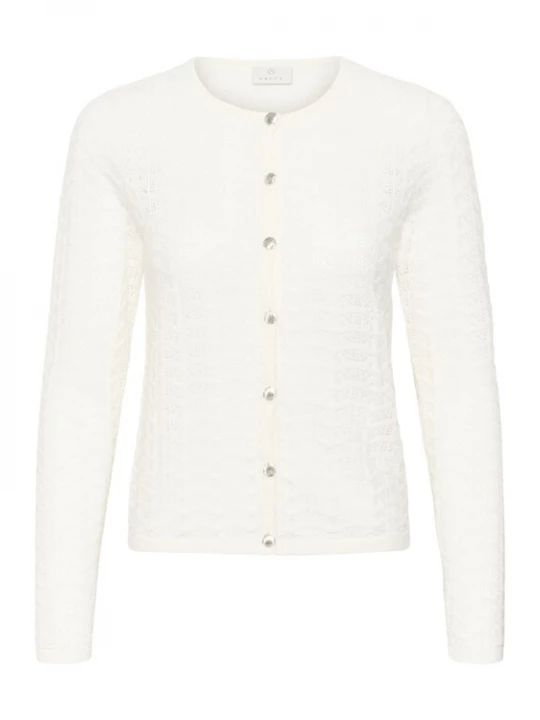 Foto van product Kaffe Gebreid vest 'KAdolly' offwhite