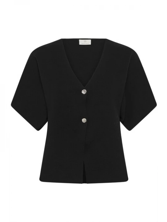 Foto van product Kaffe Gebreid vest 'KAjessica' zwart