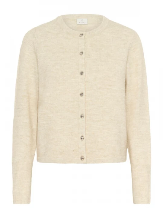Foto van product Kaffe Gebreid vest 'KANiel' beige