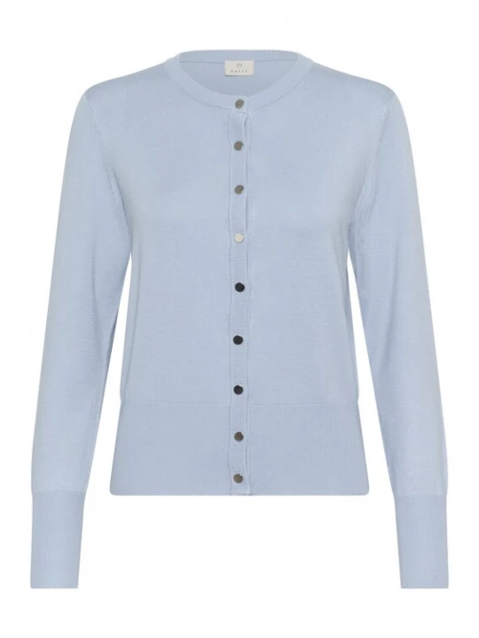 Foto van product Kaffe Gebreid vest 'Lizza' duifblauw