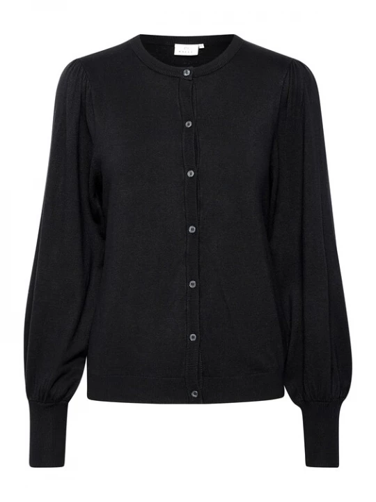 Foto van product Kaffe Gebreid vest 'Lizza' zwart