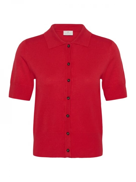 Foto van product Kaffe Gebreid vest rood