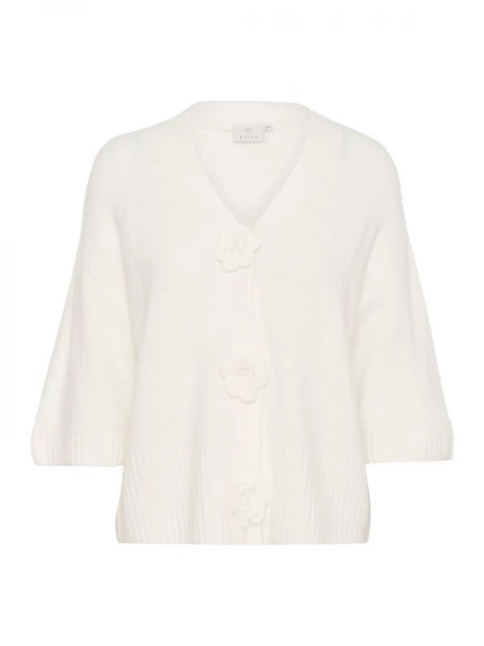 Foto van product Kaffe Gebreid vest 'Rosie' offwhite