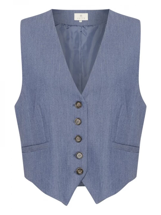 Foto van product Kaffe Gilet 'Sakura' blauw