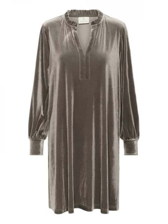 Foto van product Kaffe Jurk 'KAKelly' sepia