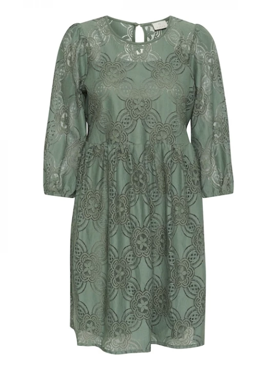 Foto van product Kaffe Jurk 'Paula' jade groen