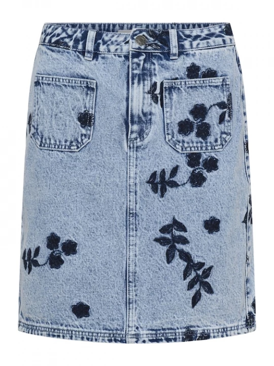 Foto van product Kaffe Rok 'KAbabena' blauw denim