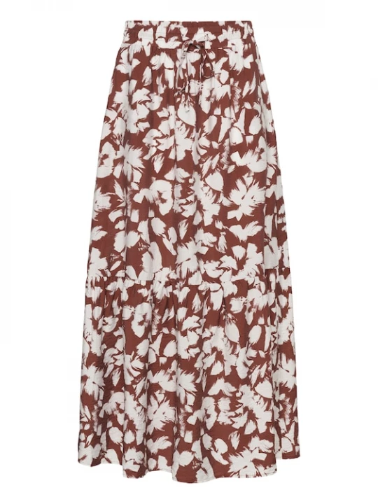 Foto van product Kaffe Rok 'KAEvie' beige / bruin