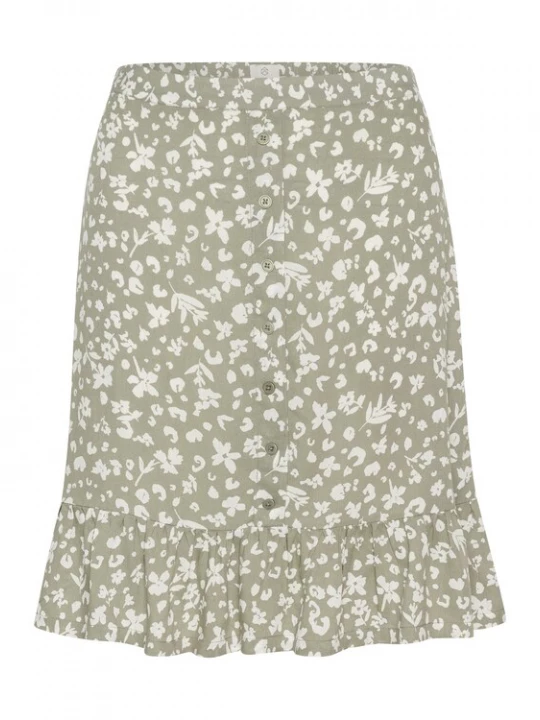 Foto van product Kaffe Rok kaki / wit