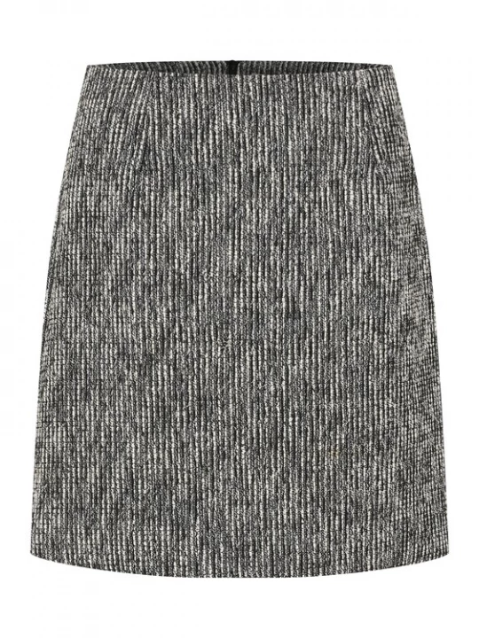 Foto van product Kaffe Rok 'KAMinella' zwart / wit