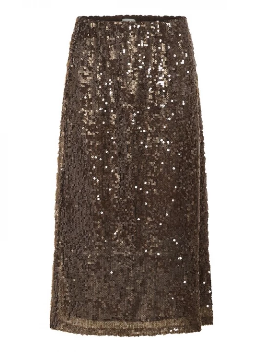 Foto van product Kaffe Rok 'KAZiggy' ombergrijs