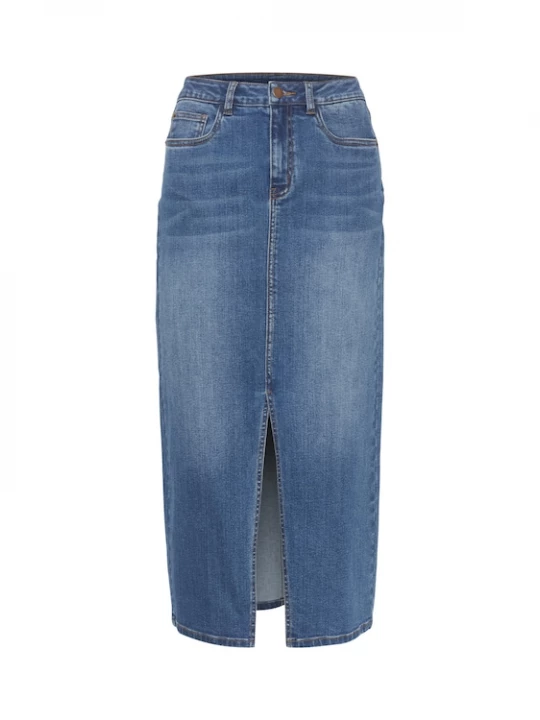 Foto van product Kaffe Rok 'Sinem' blauw denim