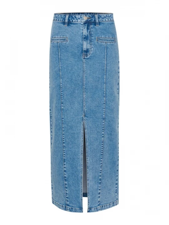 Foto van product Kaffe Rok 'Throa' blauw denim