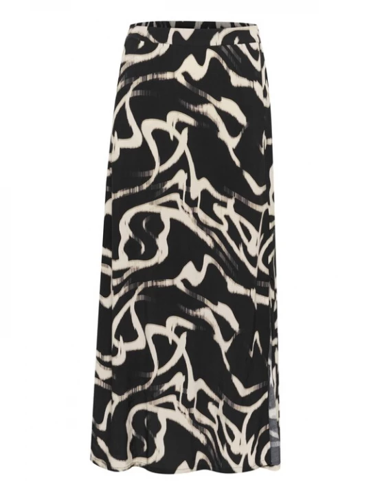 Foto van product Kaffe Rok zwart / wit