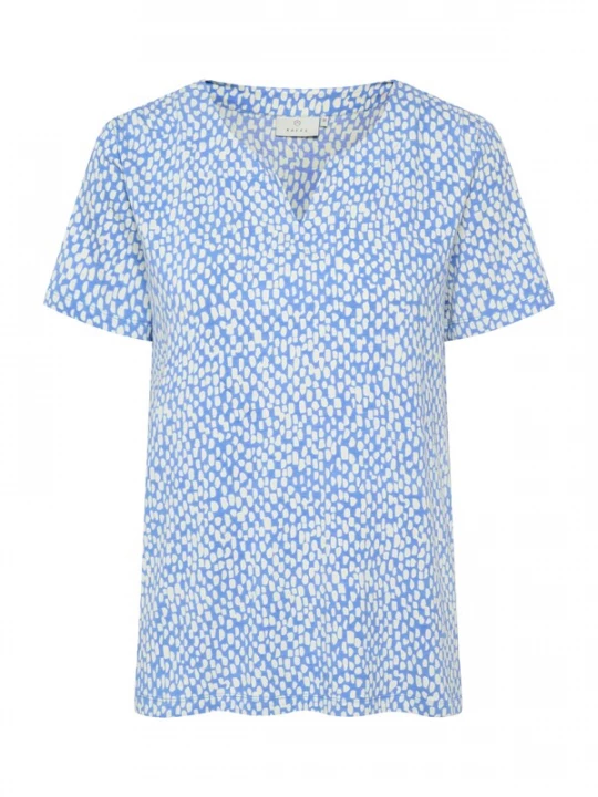 Foto van product Kaffe Shirt 'Bella' lichtblauw / offwhite