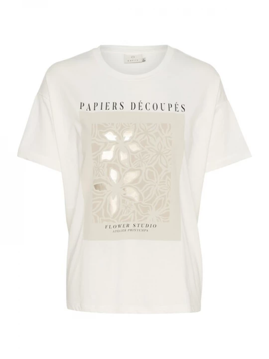 Foto van product Kaffe Shirt 'Fin' zwart / natuurwit