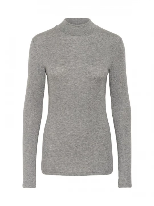 Foto van product Kaffe Shirt 'Iben' grijs gemêleerd