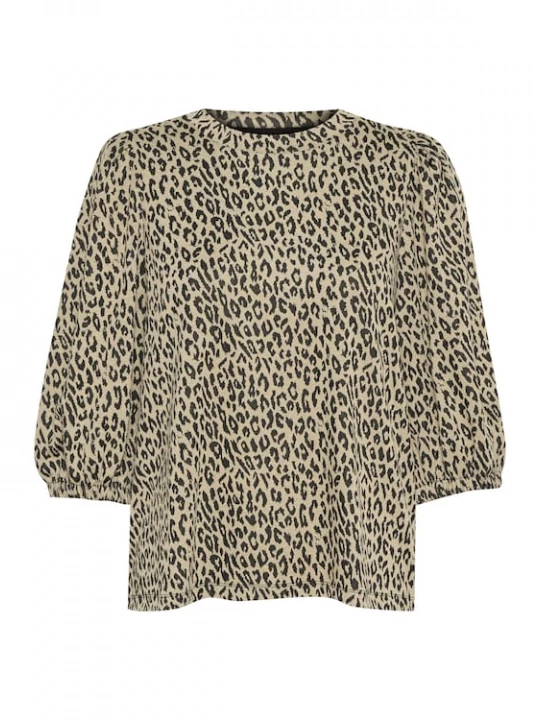 Foto van product Kaffe Shirt 'Janni' olijfgroen / zwart
