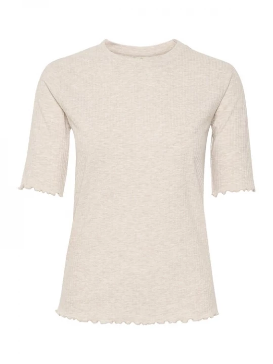 Foto van product Kaffe Shirt 'Jasmin' beige gemêleerd