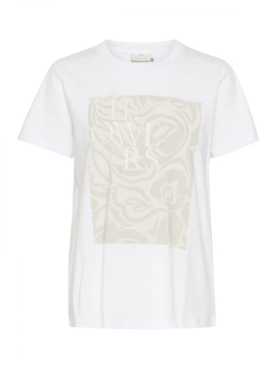 Foto van product Kaffe Shirt 'KA Rita' beige / wit