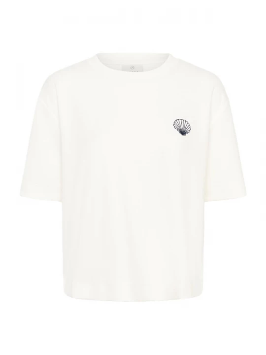 Foto van product Kaffe Shirt 'KAAnnie' navy / wit