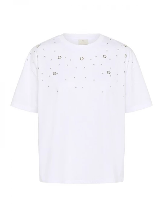 Foto van product Kaffe Shirt 'KACleo' wit