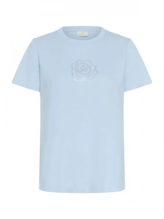 Foto van product Kaffe Shirt 'KAJean' hemelsblauw / zilver