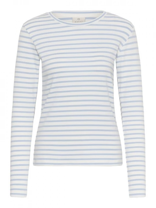 Foto van product Kaffe Shirt 'KALiddy' lichtblauw / wit