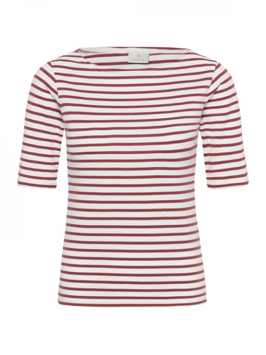Foto van product Kaffe Shirt 'KALiddy' rood / wit