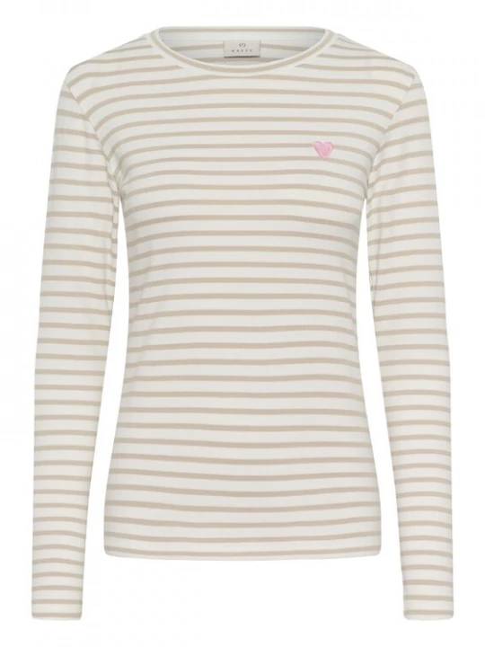 Foto van product Kaffe Shirt 'KALiddy' taupe / pink / offwhite